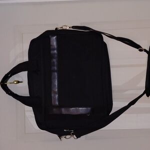 EUC Briefcase Black Satchel, Enormous Capacity! So Clean! See Multiple Features!